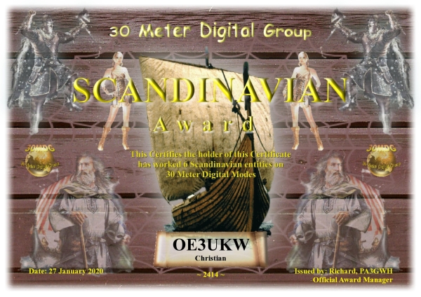 OE3UKW 30MDG Scandinavian Certificate page 001