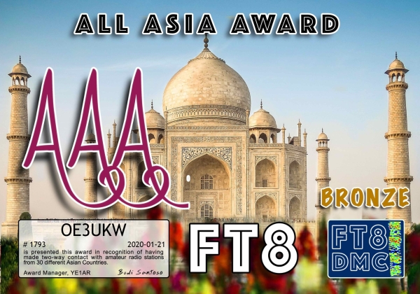 OE3UKW AAA BRONZE