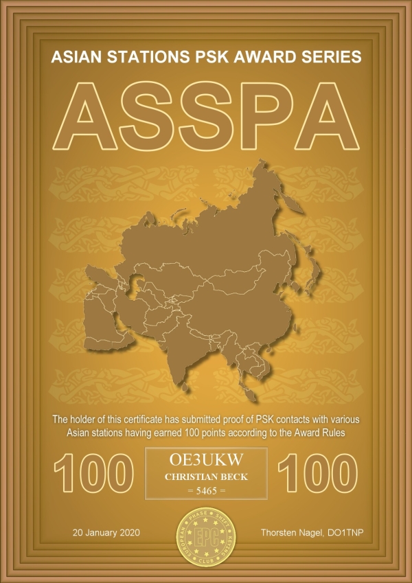 OE3UKW ASSPA 100
