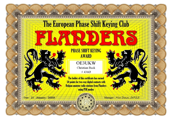 OE3UKW BEPA FLANDERS