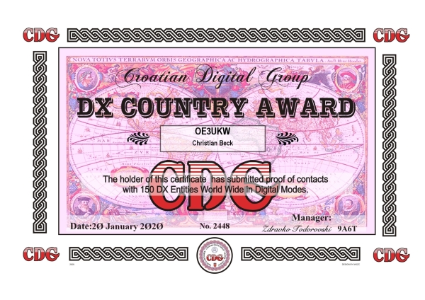 OE3UKW DXCA 150