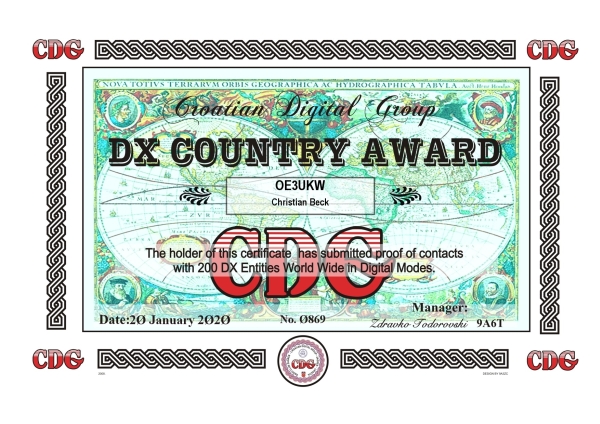 OE3UKW DXCA 200