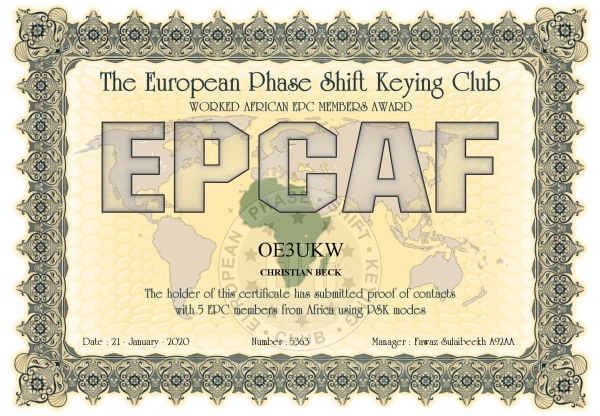 OE3UKW EPCMA EPCAF