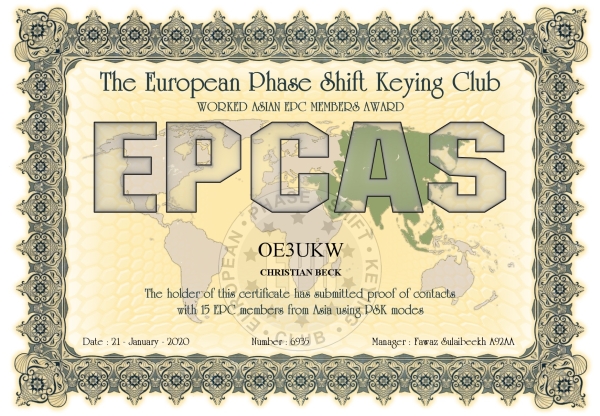 OE3UKW EPCMA EPCAS