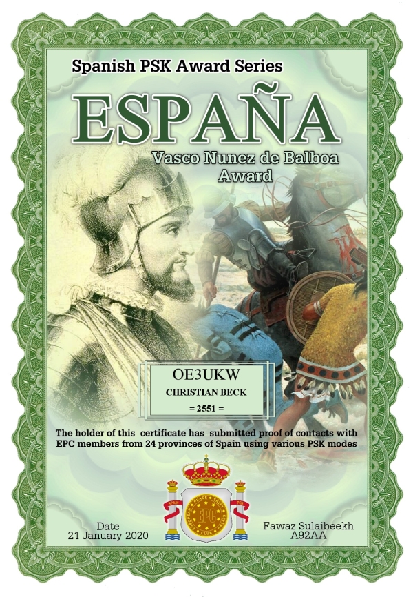 OE3UKW ESPANA BALBOA