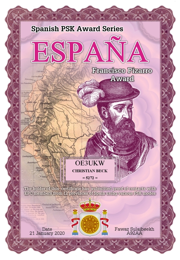 OE3UKW ESPANA PIZARRO