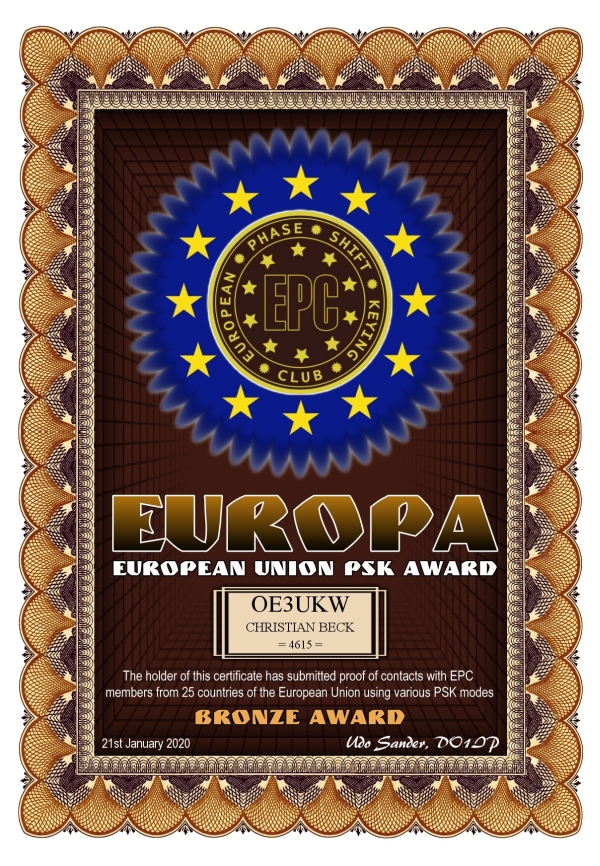 OE3UKW EUROPA BRONZE