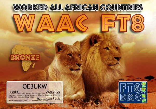 OE3UKW WAAC BRONZE