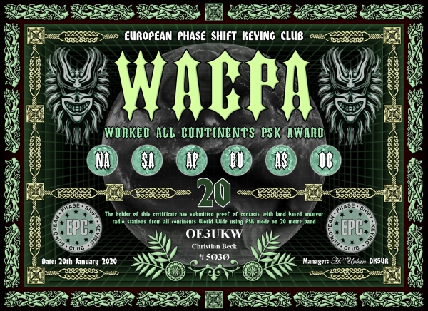 OE3UKW WACPA 20M