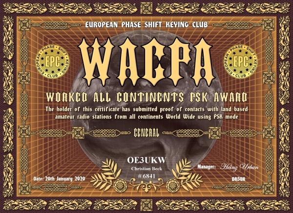 OE3UKW WACPA GENERAL