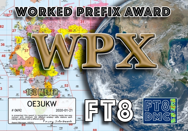 OE3UKW WPX160 100