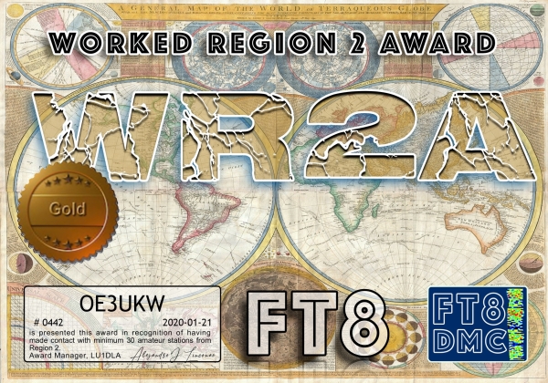 OE3UKW WR2A GOLD