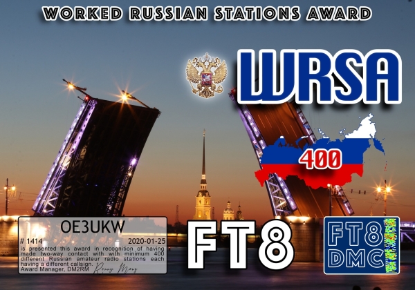 OE3UKW WRSA 400