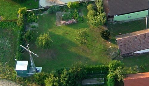 Mast Garten von Oben